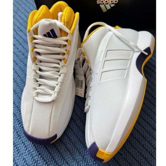 ADIDAS CRAZY 1 White Gold Lakers Kobe
Edition Size 8 Brand New main image 5